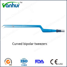 Single Use Curved Bipolar Pinzette für offene Chirurgie